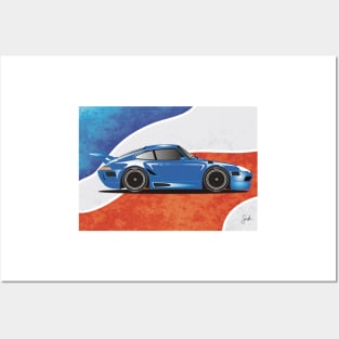 Scenic - German Cup Racer -  Blue Posters and Art